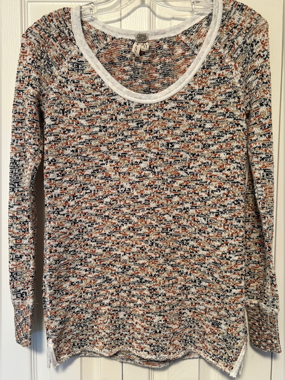 Free People, We The Free Confetti Marled Scoop Neck Pullover Sweater Small S